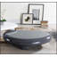 Table basse laquée brillante avec plateau épais de 150 mm, idéale pour les salons modernes et élégants.