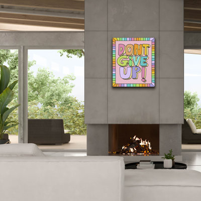 Toile épique Graffiti «Dont Off Up» par Club Daydream, 26 po x 30 po