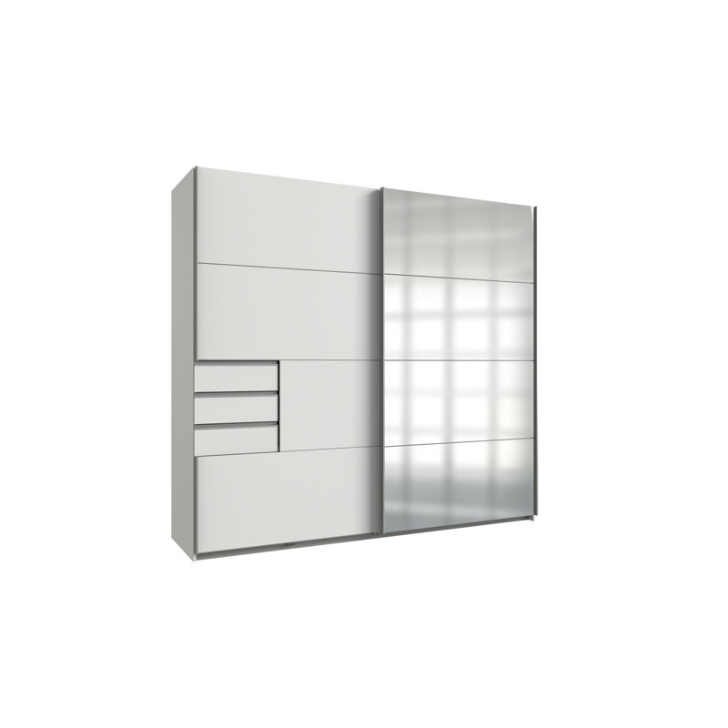 Agostini 2 Door Manufactured Wood Wardrobe