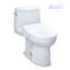 Toilette allongée une pièce au sol WASHLET 1,28 GPF (siège inclus)
