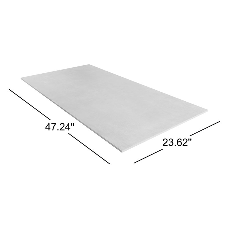 Linea 23.62" X 47.24" Porcelain Wall & Floor Tile, Greige