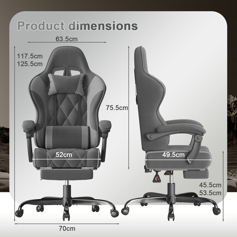 Office Chair, Grey