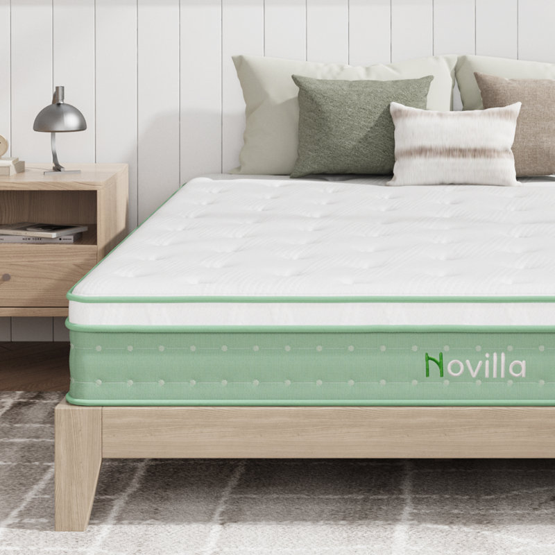 Matelas hybride Novilla, 12", Simple extra long