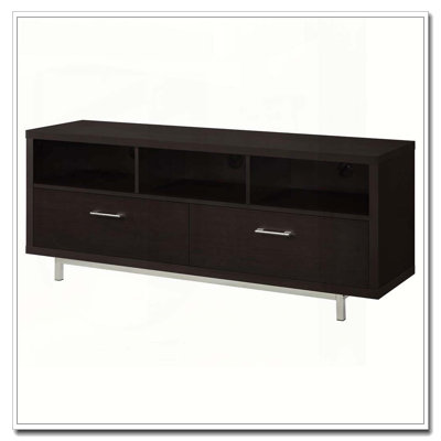 Meuble télé avec rangement 60 po Cappuccino