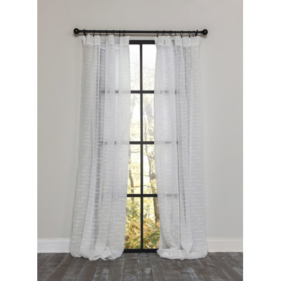 Baltich Semi Sheer Curtain Single Panel