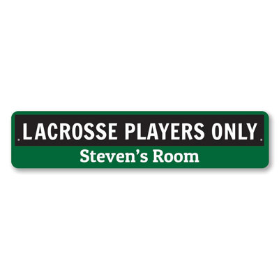 Lacrosse Custom Aluminum Sign