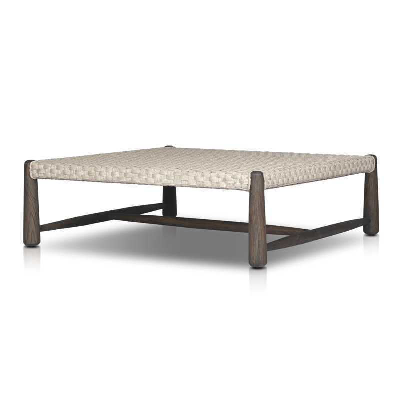 Savio Outdoor Coffee Table, Vintage White