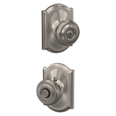 Georgian Privacy Knob with Camelot Trim