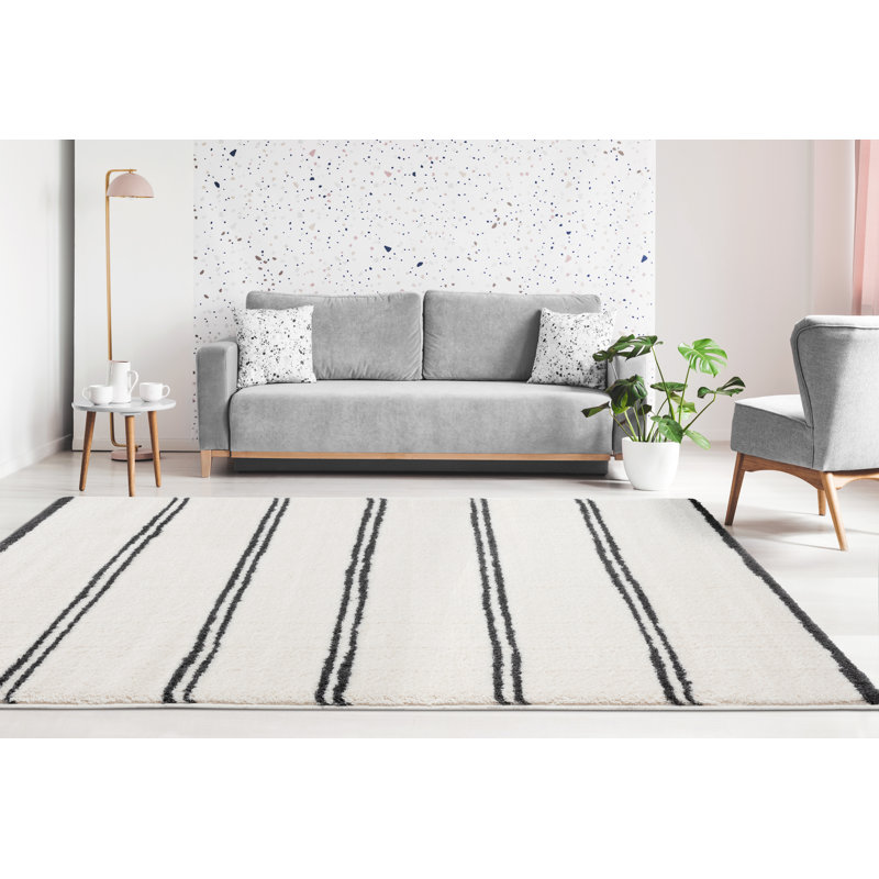 Ralphio Striped Indoor Rug, Rectangle 5'3" x 7'2"