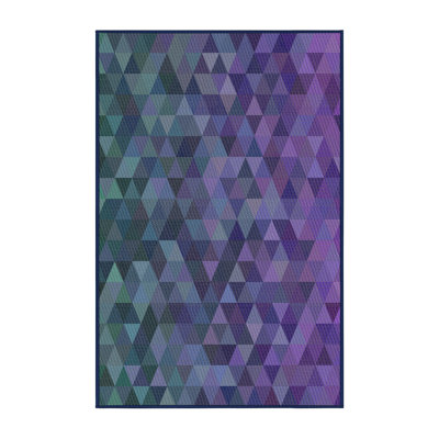 Tapis vert à motif géométrique Satterlee