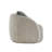 Doniphan Modern Boucle Accent Chair With Cloud-Like Curved Design And Furry Channel Pillow - Chair With Dark Gray Pillow-2084090808