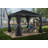Sojag Black Polyester Curtains for Gazebo