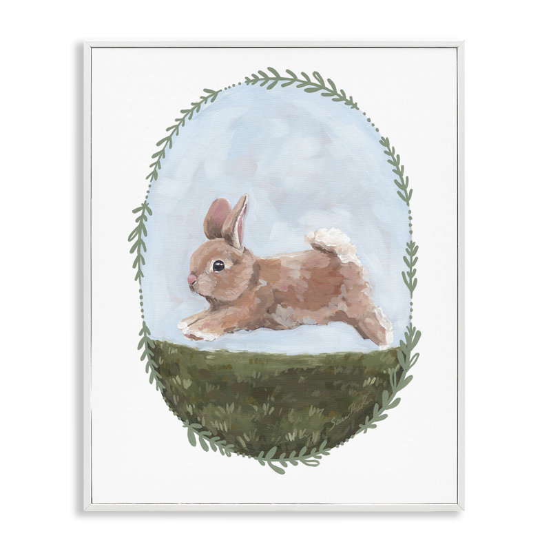 La bonté du printemps, estampe numérique, design par Sara Baker, H 20 po x l 16 po, Giclée encadrée blanc bord de mer
