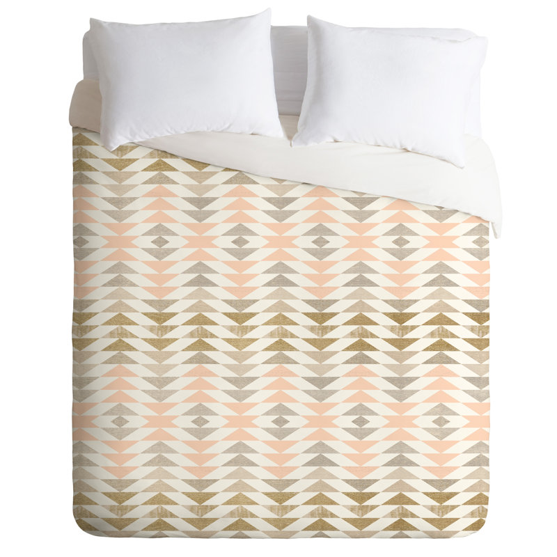 Housse de couette en métal triangles, Housse de couette pour très grand lit