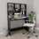 Bureau d'ordinateur avec tablettes Charlsea