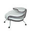 Chaise longue d'extérieur pliante en acier