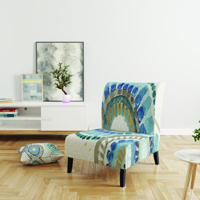 Fauteuil de chambre rembourré Modern Gold Timetable II - Mid-Century