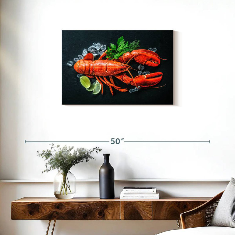 Yarlin Fresh Red Lobster, 20" H x 30" W