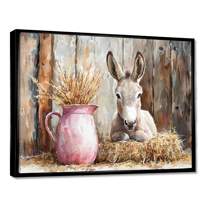 Dulsea - Animals Wall Art, H 12 po x l 20 po, Impression encadrée flottante, Noir, noir, noir, noir