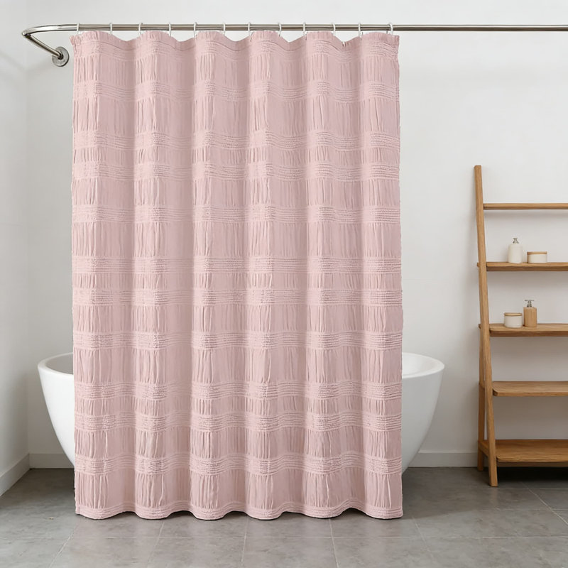 Rideau de douche Farmhouse, Rose