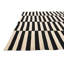 Tapis noir et blanc Ohlson