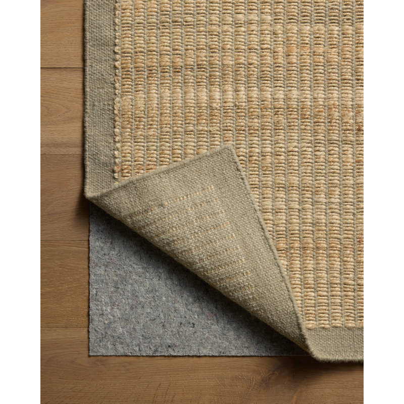 Tapis naturel / gris Amber Lewis x Loloi Lilah, Rectangle 7 pi 9 po x 9 pi 9 po