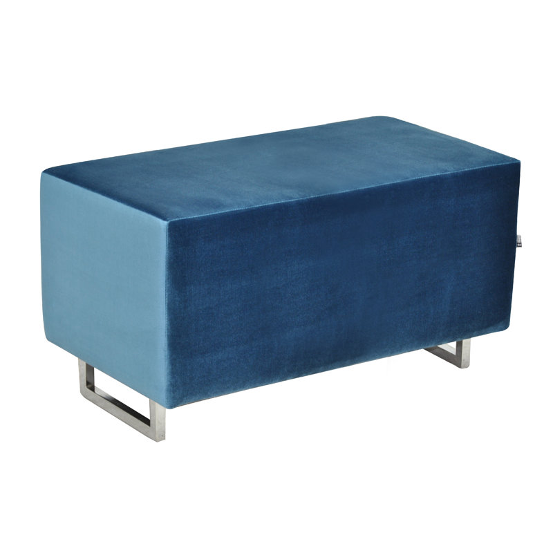 Pepi Upholstered Bench, Blue