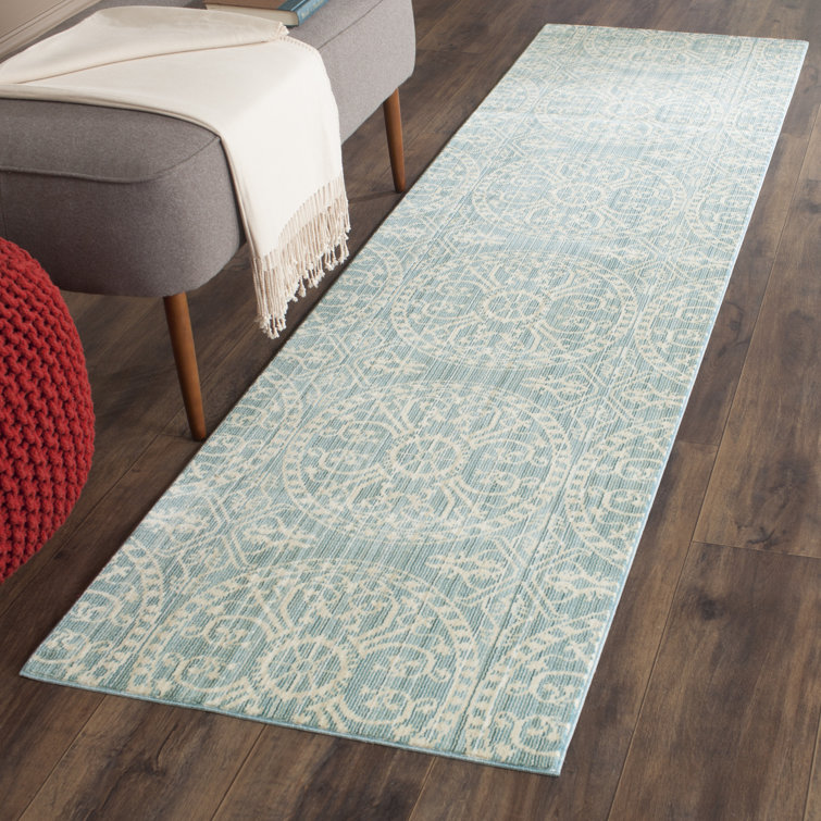 Harlee Damask Hand Woven Area Rug