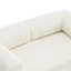 Canapé-lit rembourré convertible en velours côtelé beige rembourré - Ensemble de canapé-lit pliable sans assemblage (ensemble de 2)-2020844487-2024639509