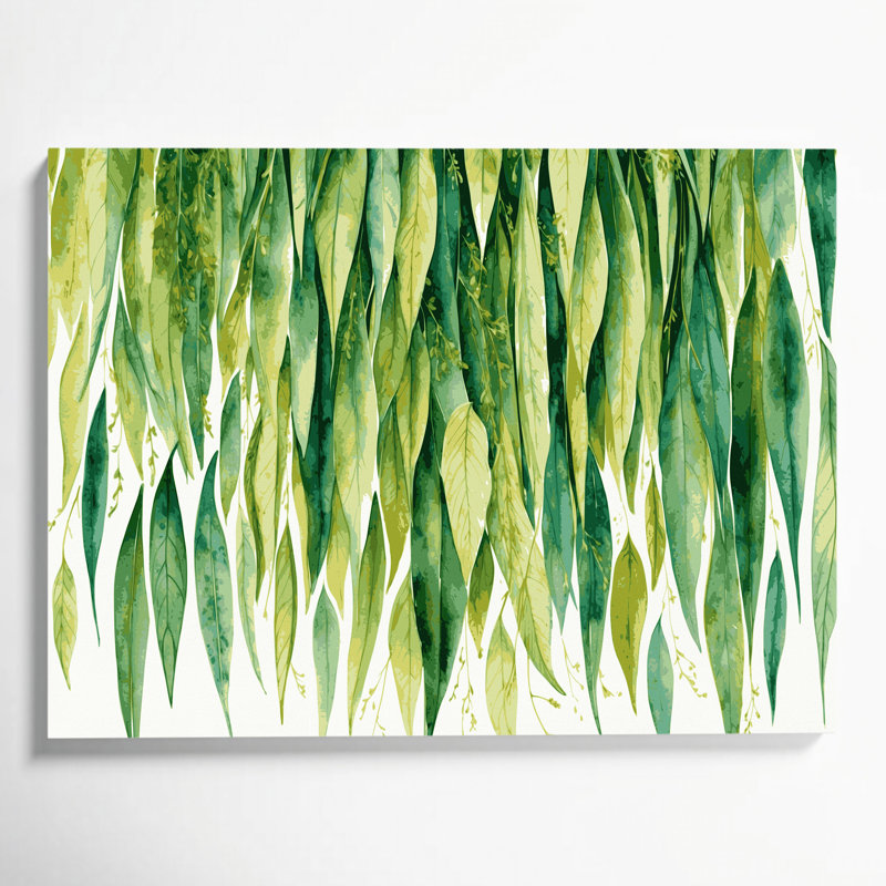 Art mural sur toile Botanical Lemon Verbena, H 11 po x l 14 po