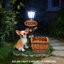Jardinière compacte en résine, statue de chihuahua rustique pour patio