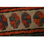 Tapis oriental géométrique rouge pré-1900 Kazak