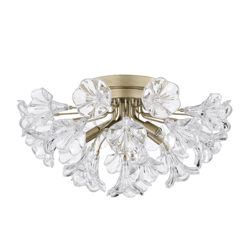 Plafonnier semi-encastré 5 lumières 18,5 po Parisi