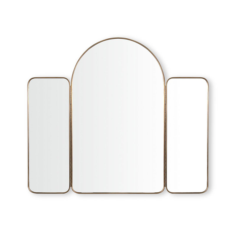 Triptych Metal Mirror