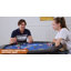 Table de poker Barrington de 48 po avec pieds pliants et porte-gobelets pour 8 joueurs