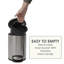 Yeung Steel Step On Kitchen Trash Can-1037777377