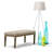 Waverly 48"W Transitional Tufted Ottoman Bench with Carved Legs-1209999706