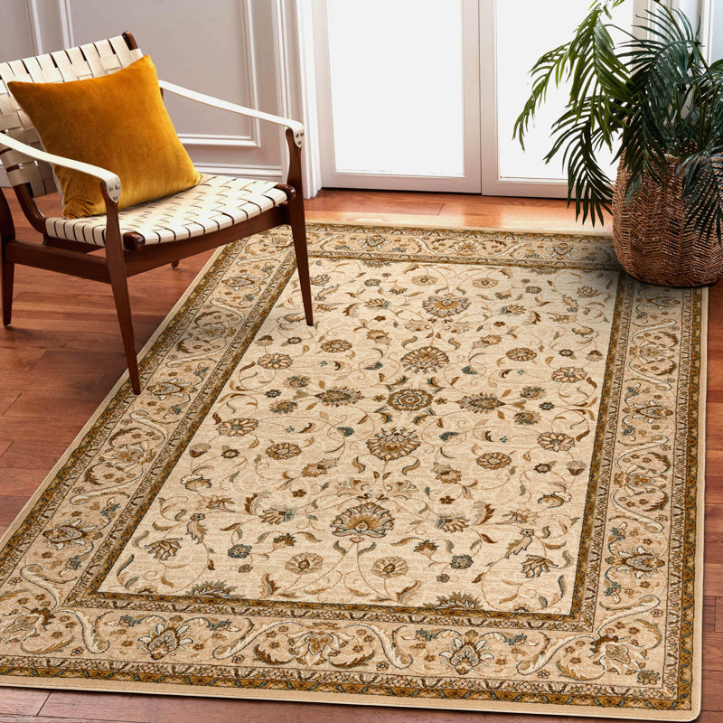 Desrosier Oriental Wool Area Rug, Rectangle 200 x 300cm
