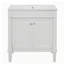 Armoire de meuble-lavabo 30 po avec lavabo en céramique, 30 po, armoire de rangement avec portes à fermeture douce et pieds en bois massif-62047222