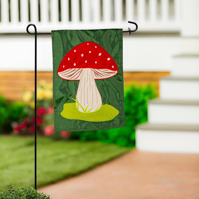 Drapeau de jardin champignon champignon