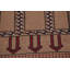 Tapis unique en laine noué à la main Balouch brun 2 pi 7 po x 3 pi 7 po New Age