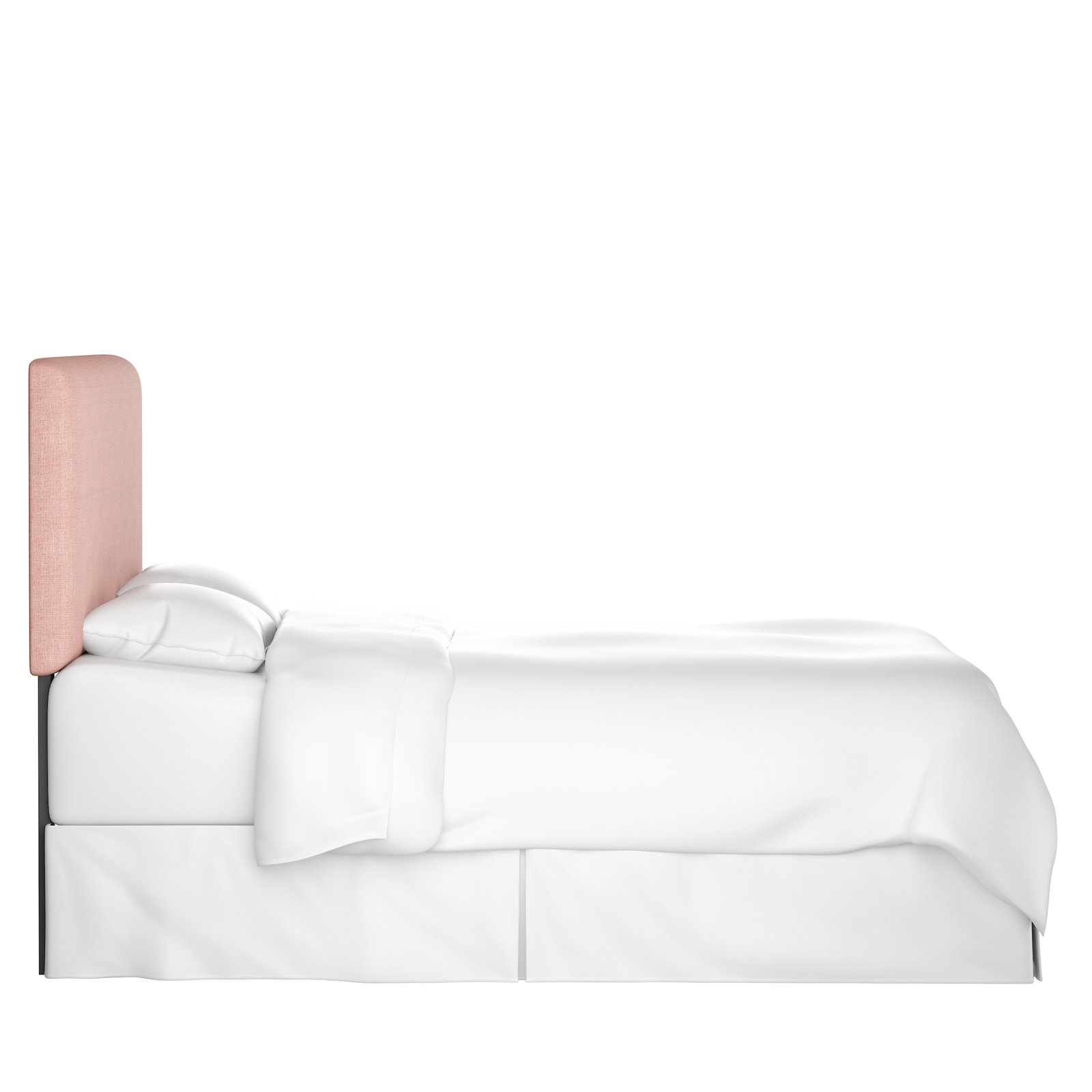 Eisley Upholstered Headboard, Zuma Rosequartz Textured Linen, King