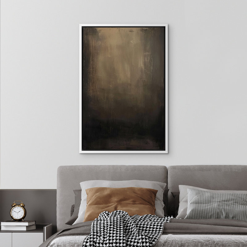 Abstrait, scène pastorale tranquille, paysage, illustrations, Blanc, H 24 po x l 16 po