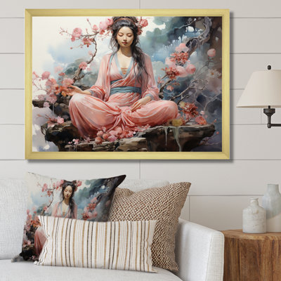 «China Art Goddess of Budha», reproduction d'art