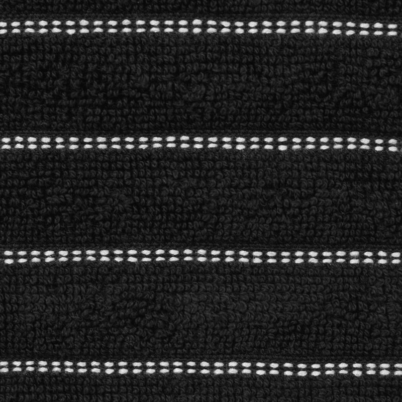 All-Clad Skipping Stripe & Wave Kitchen Towels (Set of 4), Black