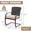 Chaise de terrasse avec coussin Georgy-1040413176