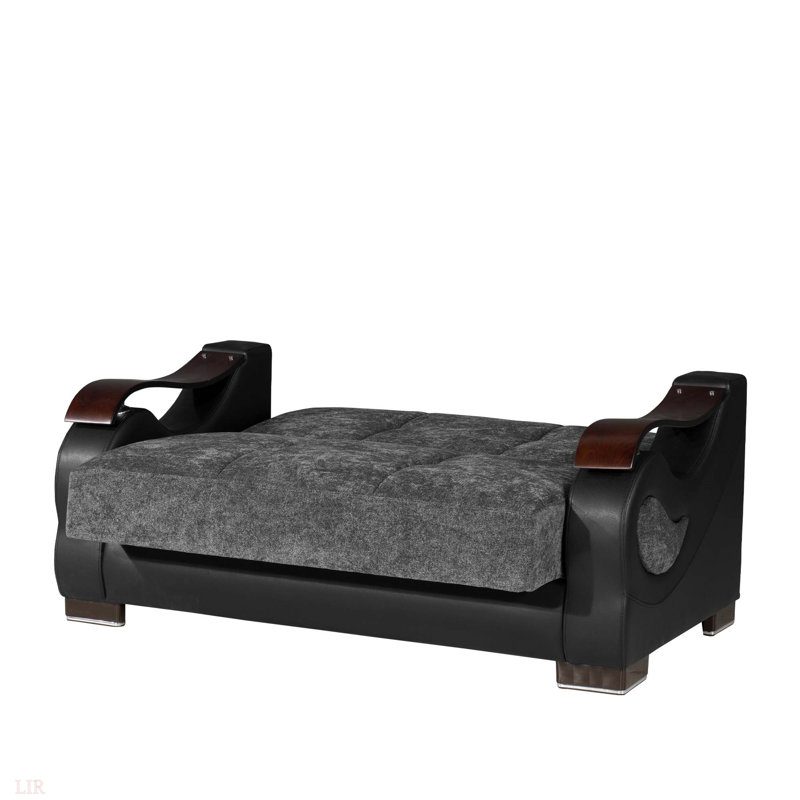 Causeuse convertible avec rangement PrimeNest Urbanova Collection, Gris