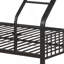 Lit superposé simple TG / grand avec échelle intégrée Gunmetal