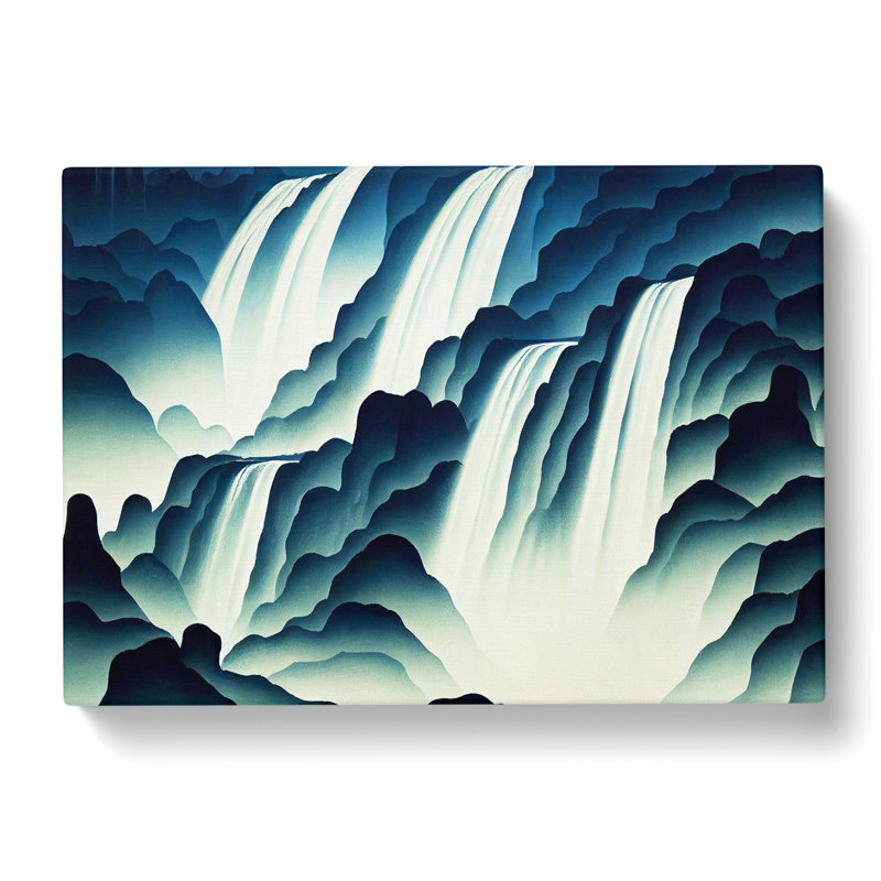 Gorgeous Waterfall - Wrapped Canvas, 35cm H x 50cm W x 3cm D