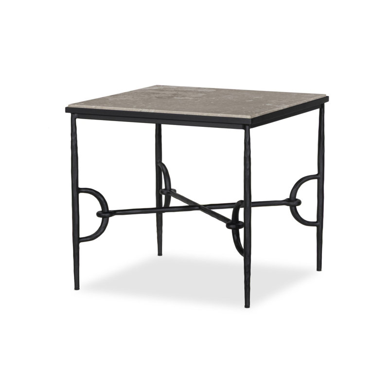 Babylon Small End Table-Lunar Marble, Lunar Marble, 20" H x 22" W x 22" D